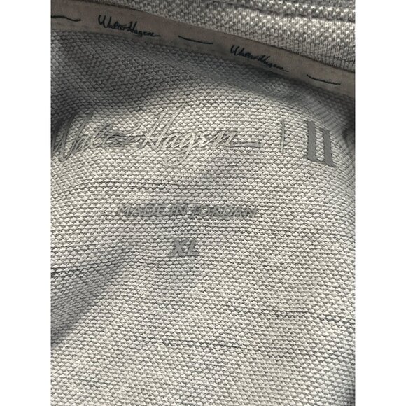 Walter Hagen Perfect 11 Clubhouse Triation Pique Golf Polo Shirt Mens XL Gray - Picture 5 of 10